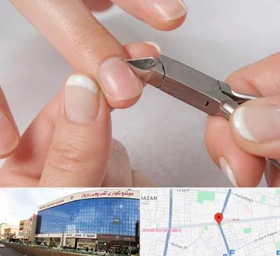 مانیکور روسی در نصف راه تبریز 