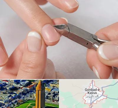 مانیکور روسی در گنبد کاووس