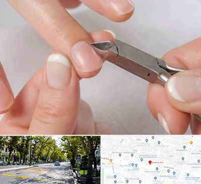 مانیکور روسی در میرداماد 