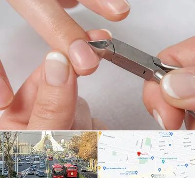 مانیکور روسی در خیابان آزادی