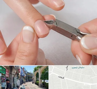 مانیکور روسی در خیابان قزوین