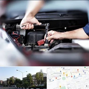 باتری فروشی سیار در میدان کاج 