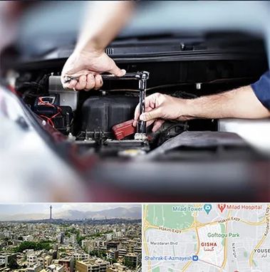 باتری فروشی سیار در گیشا 