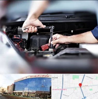 باتری فروشی سیار در نصف راه تبریز 