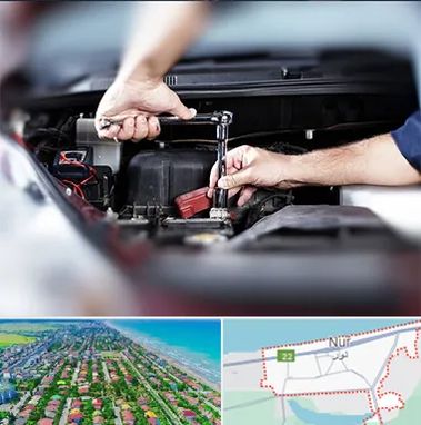 باتری فروشی سیار در نور