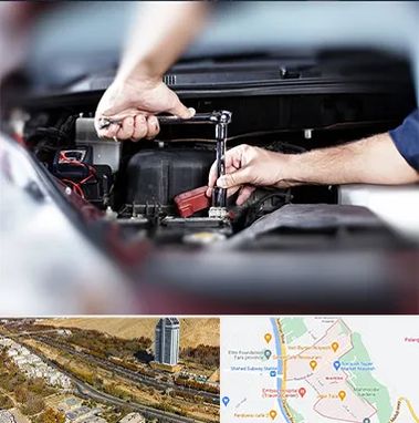 باتری فروشی سیار در خیابان نیایش شیراز 