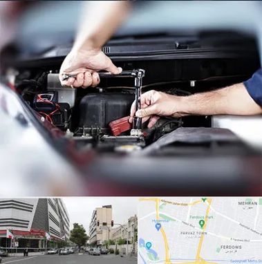 باتری فروشی سیار در بلوار فردوس 