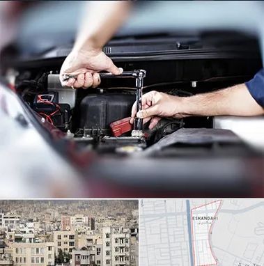 باتری فروشی سیار در اسکندری