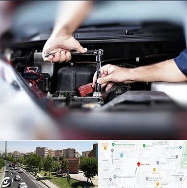 باتری فروشی سیار در شهرک آزمایش 