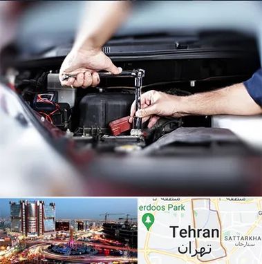 باتری فروشی سیار در صادقیه 