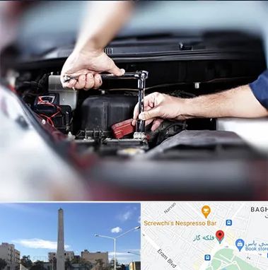 باتری فروشی سیار در فلکه گاز شیراز 