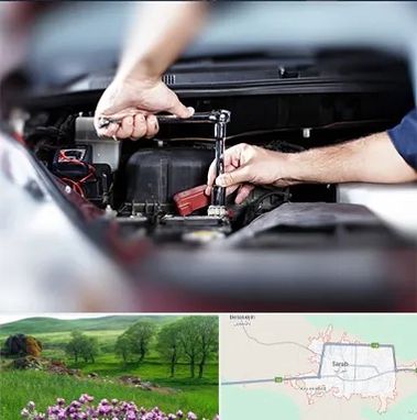 باتری فروشی سیار در سراب