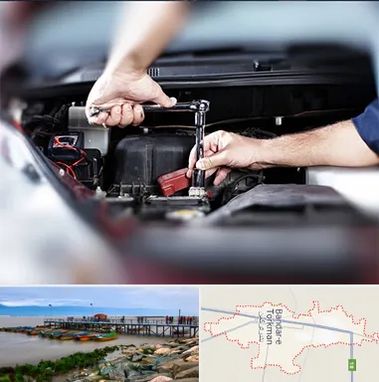 باتری فروشی سیار در بندر ترکمن