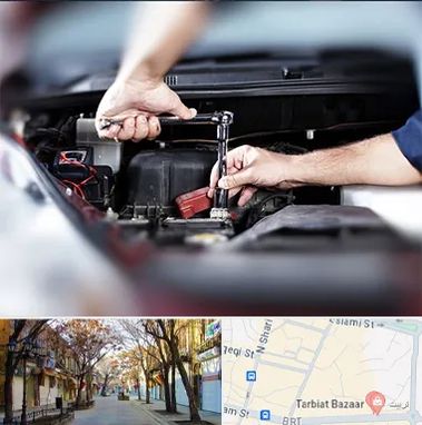 باتری فروشی سیار در تربیت تبریز 