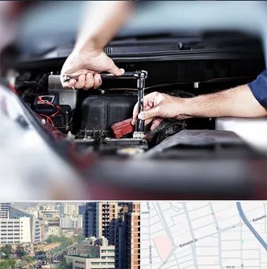باتری فروشی سیار در خیابان بهشتی