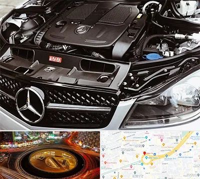 لوازم یدکی بنز در میدان ولیعصر