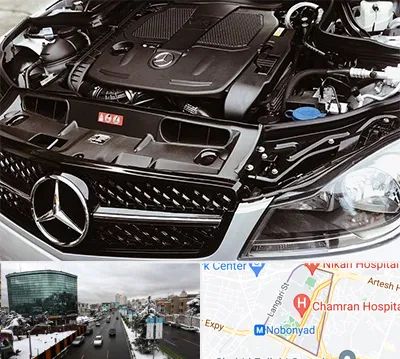 لوازم یدکی بنز در اقدسیه 