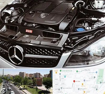 لوازم یدکی بنز در شهرک آزمایش 