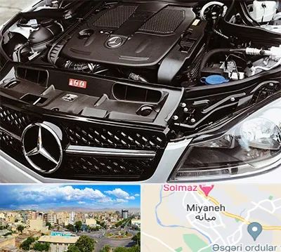 لوازم یدکی بنز در میانه