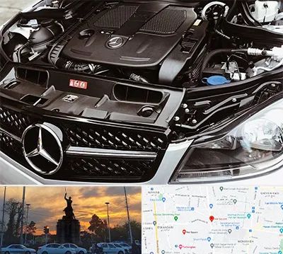 لوازم یدکی بنز در میدان حر 