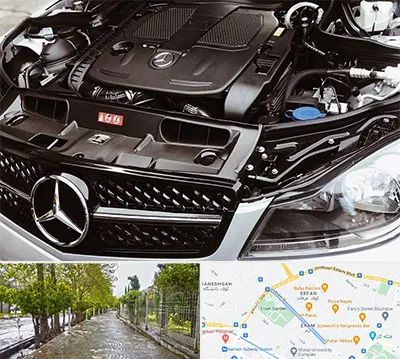 لوازم یدکی بنز در خیابان ارم شیراز 