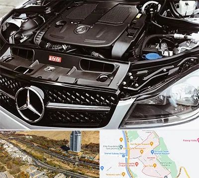 لوازم یدکی بنز در خیابان نیایش شیراز 