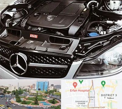 لوازم یدکی بنز در ونک 