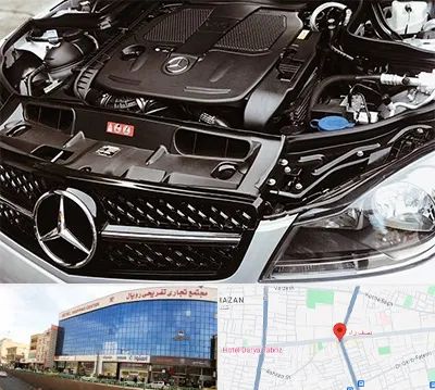 لوازم یدکی بنز در نصف راه تبریز 