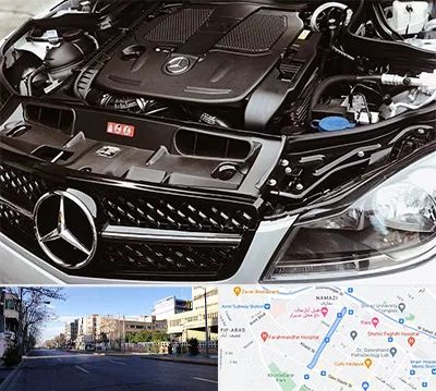 لوازم یدکی بنز در خیابان ملاصدرا شیراز 