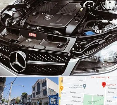 لوازم یدکی بنز در افسریه 