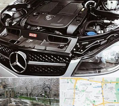 لوازم یدکی بنز در باغ فیض 