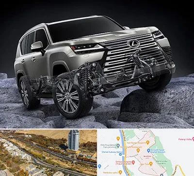 لوازم یدکی لکسوس در خیابان نیایش شیراز 