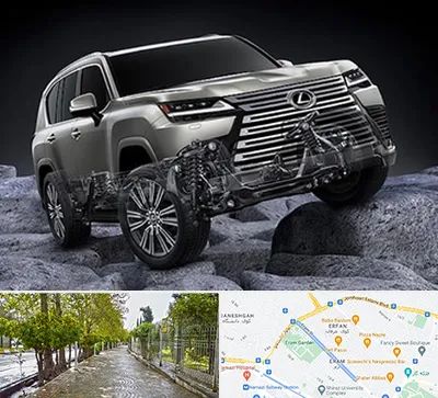 لوازم یدکی لکسوس در خیابان ارم شیراز 