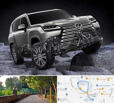 لوازم یدکی لکسوس در بلوار گیلان رشت 