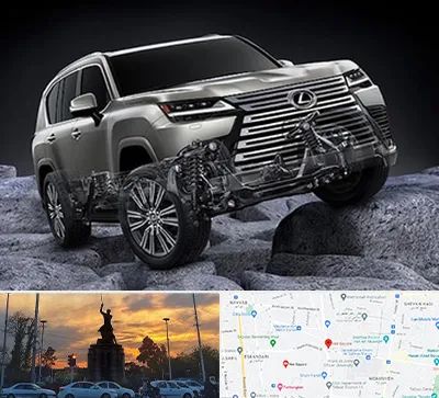 لوازم یدکی لکسوس در میدان حر 