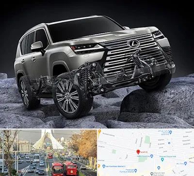 لوازم یدکی لکسوس در خیابان آزادی 
