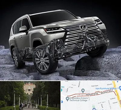 لوازم یدکی لکسوس در بلوار معلم رشت 