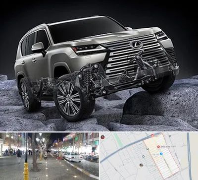 لوازم یدکی لکسوس در باغ فیض اسلامشهر 