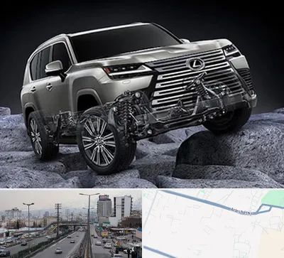 لوازم یدکی لکسوس در بلوار ارتش