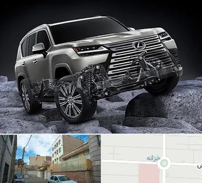 لوازم یدکی لکسوس در خزانه