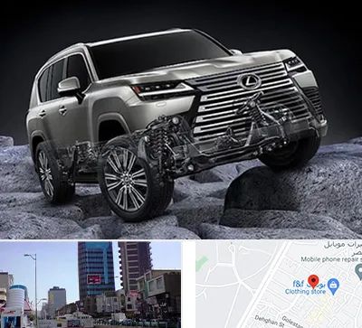 لوازم یدکی لکسوس در چهارراه طالقانی کرج 