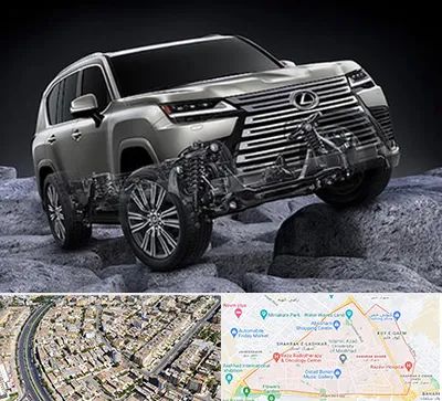 لوازم یدکی لکسوس در شهرک غرب مشهد 