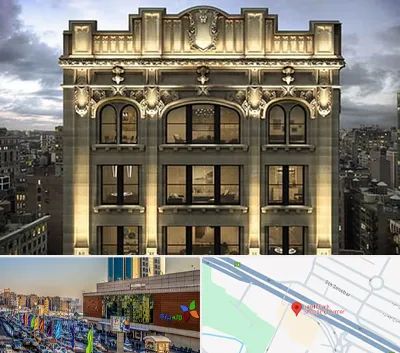 سنگ کاری در لاله پارک تبریز 