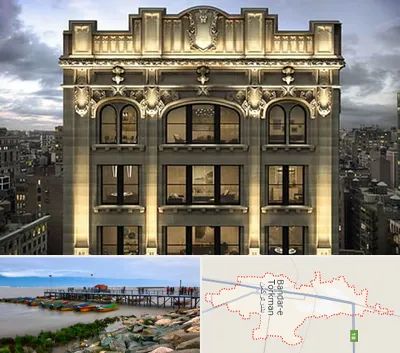 سنگ کاری در بندر ترکمن