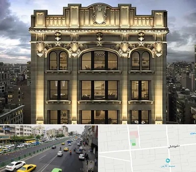 سنگ کاری در خیابان دامپزشکی