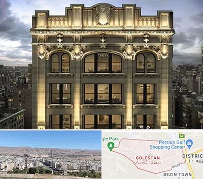 سنگ کاری در شهرک گلستان شیراز 