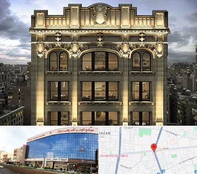 سنگ کاری در نصف راه تبریز 