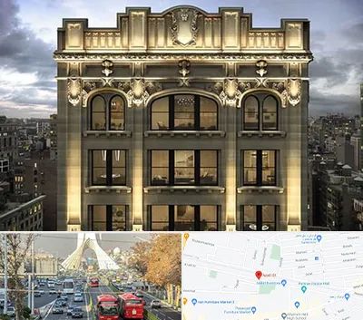 سنگ کاری در خیابان آزادی 