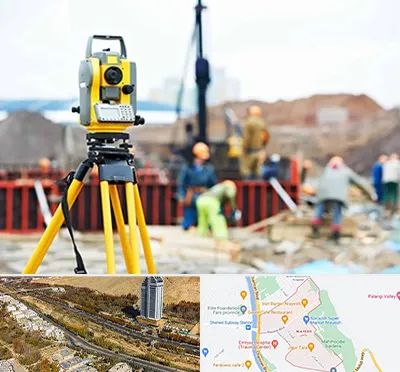 نقشه برداری در خیابان نیایش شیراز 