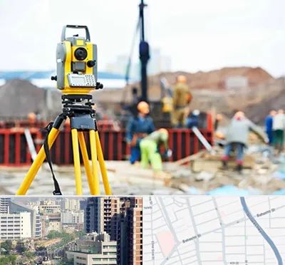 نقشه برداری در خیابان بهشتی